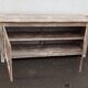 Buffet vitré en bois ancien