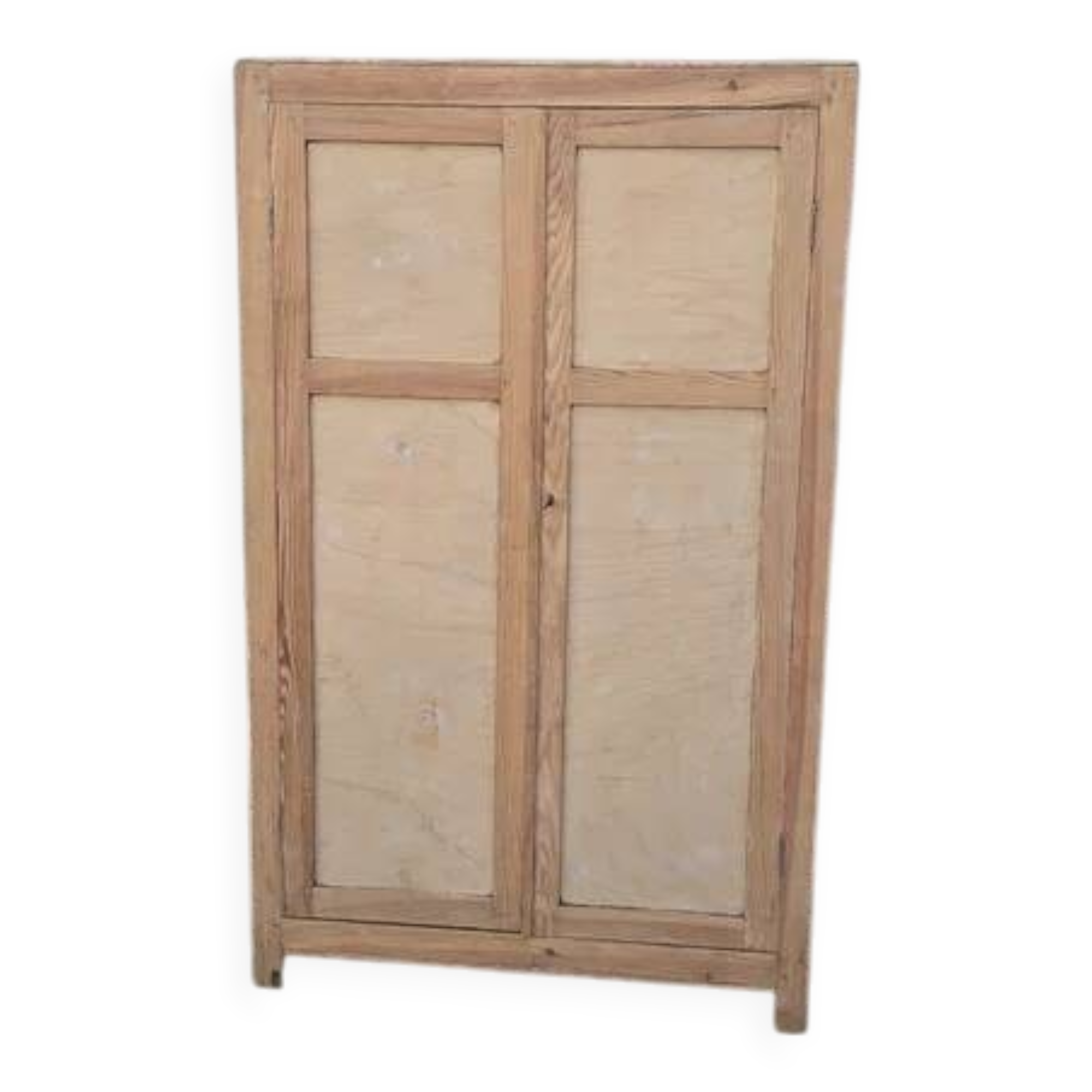 Parisian wardrobe in natural wood