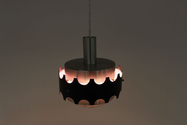 Lampe à suspension vintage 1970s