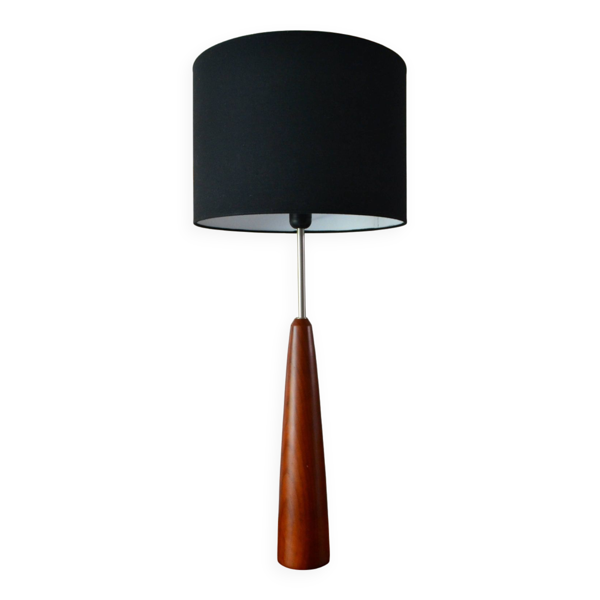 Lampe de table scandinave en teck, années 60