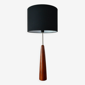 Scandinavian teak table lamp, 1960s