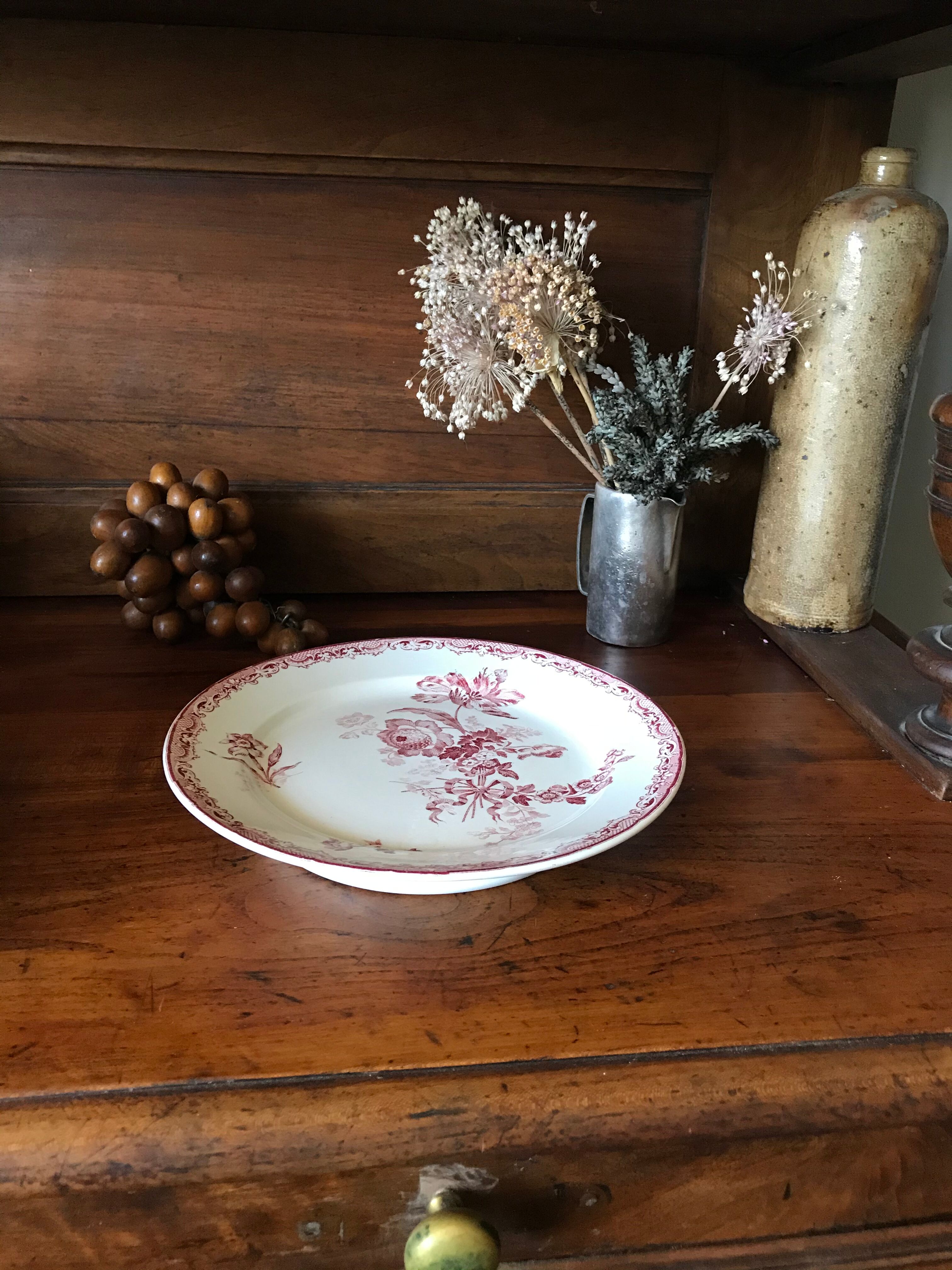 Sarreguemines compote dish