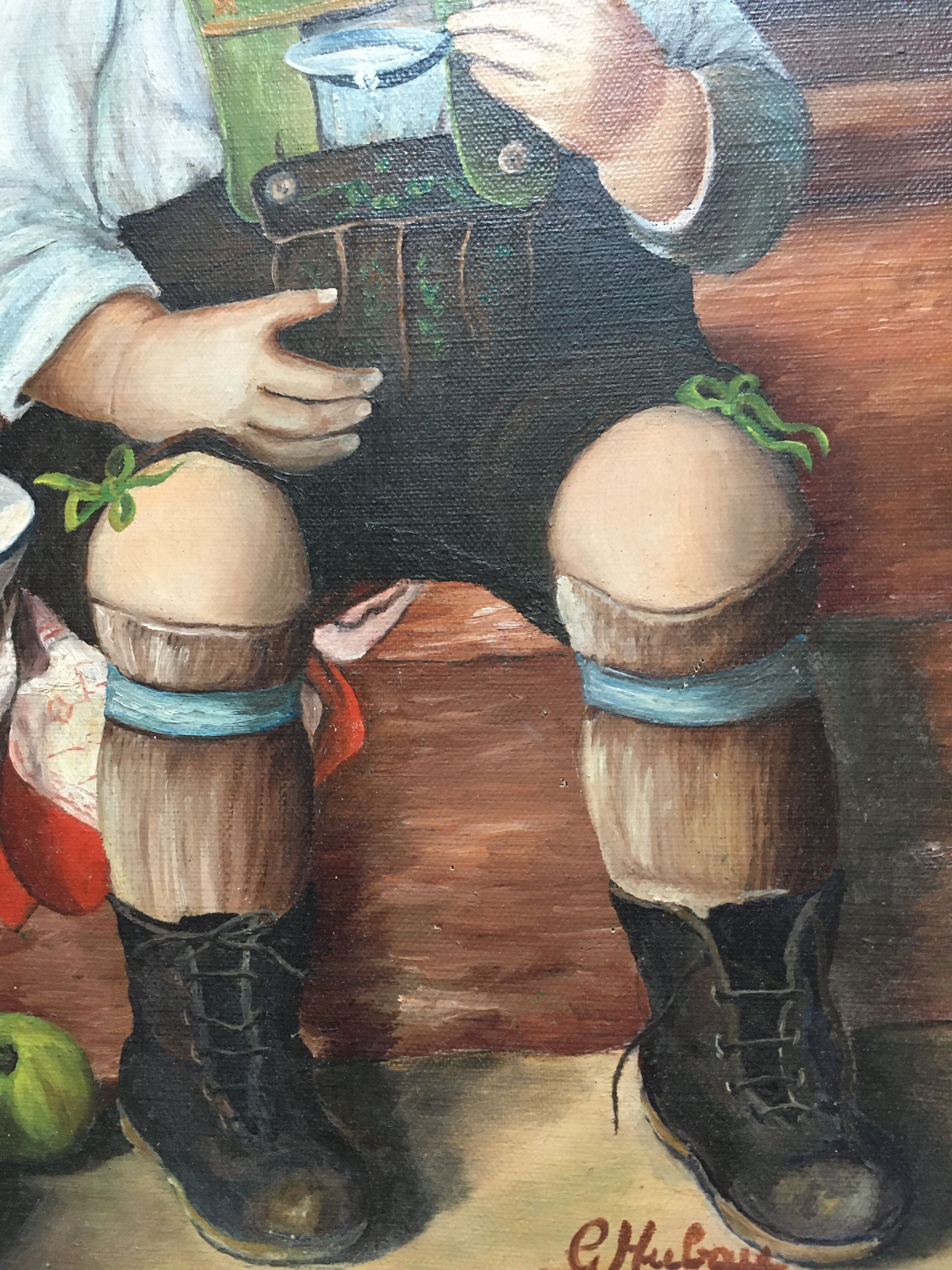 The child and his dog