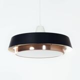 Metal pendant lamp by j.j.m. hoogervorst for anvia, 1960s | rare model