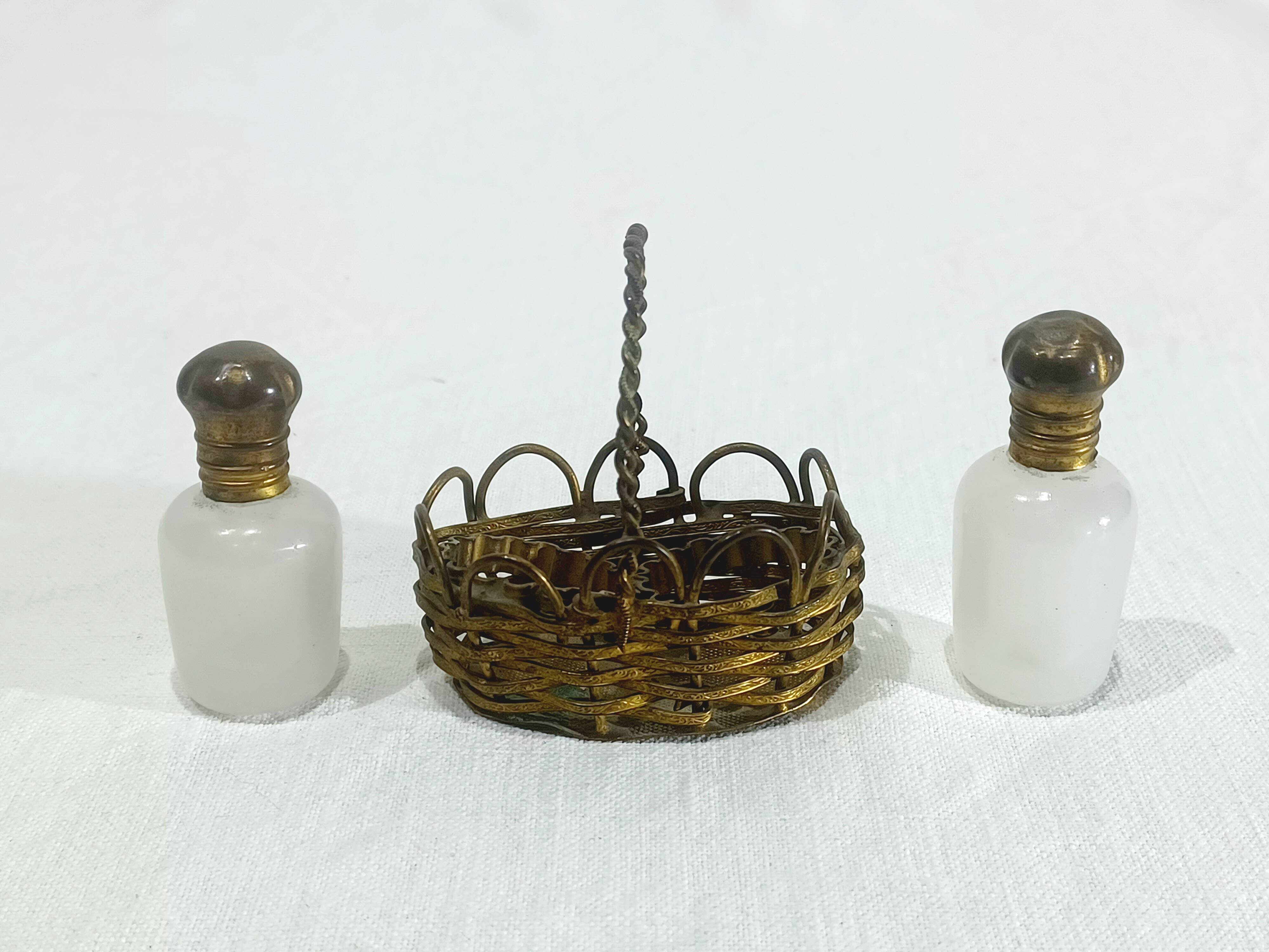 Pair of salt shakers