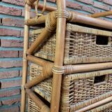 Rattan and wicker dresser