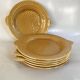 6 Sarreguemines plates