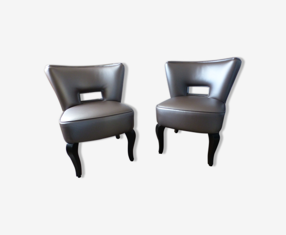 Paire fauteuils cocktail art déco