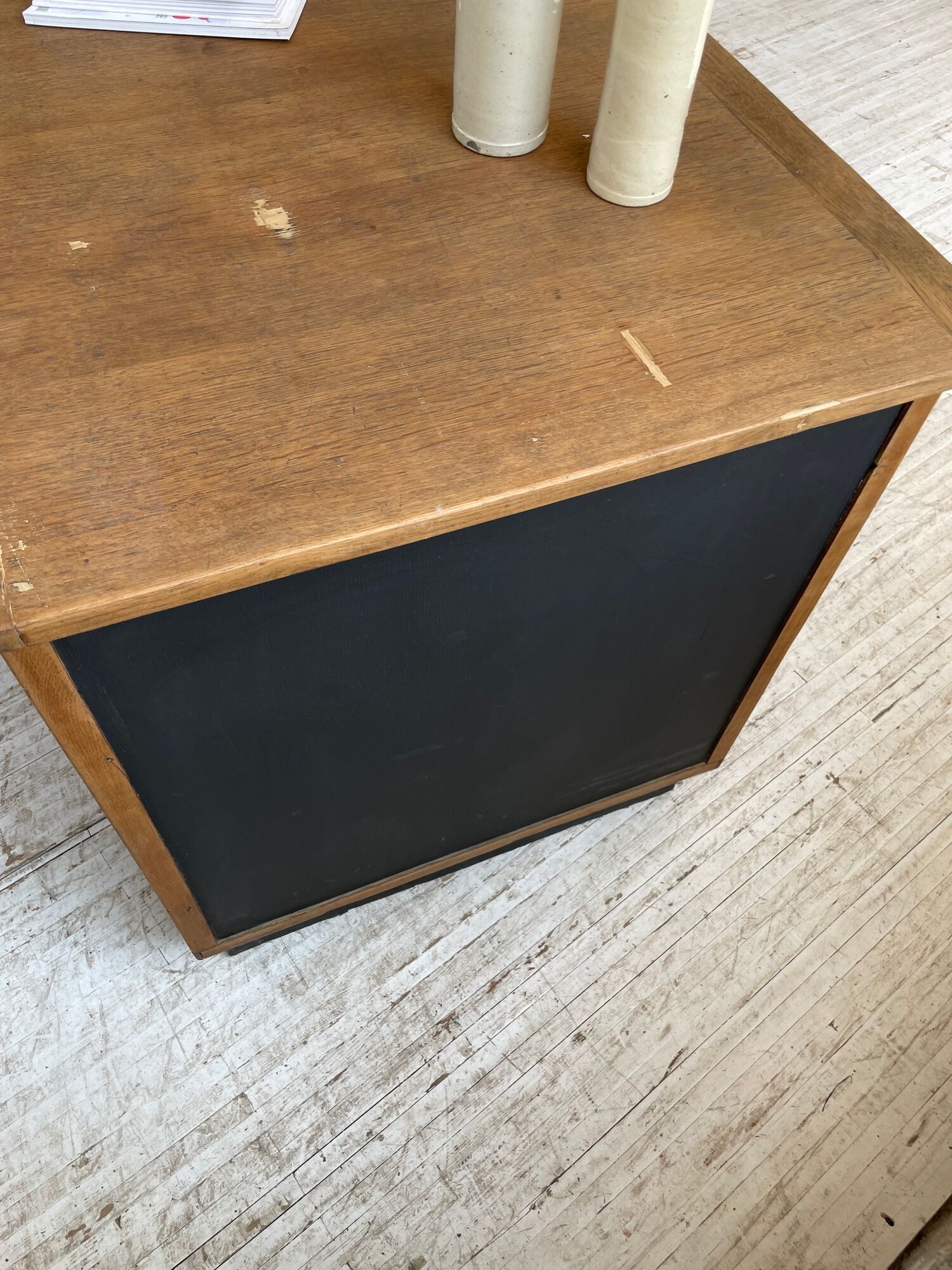 Two-sided counter sliding doors oak XXL 4m enfilade