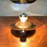 Lampe de Table en Verre Bulbe Espace Années 1960 Milieu du Siècle