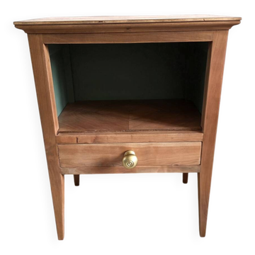 Antique spindle leg bedside table