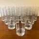 Glasses Aperitifs in transparent vintage glass Octime