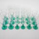 Set of wine and champagne glasses, 1970s, made in Italy