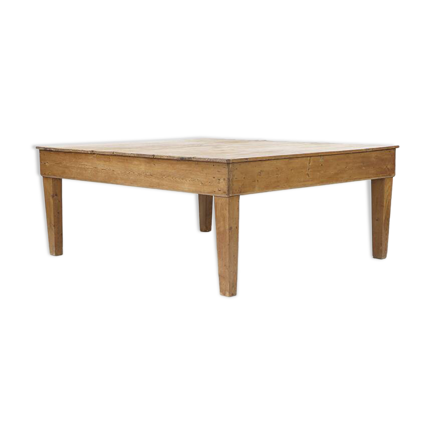 Extremely Large almost Square Pine Textile Work Table