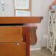 Occasional furniture - TV unit - Rotating tray - Louis Philippe - Solid wood