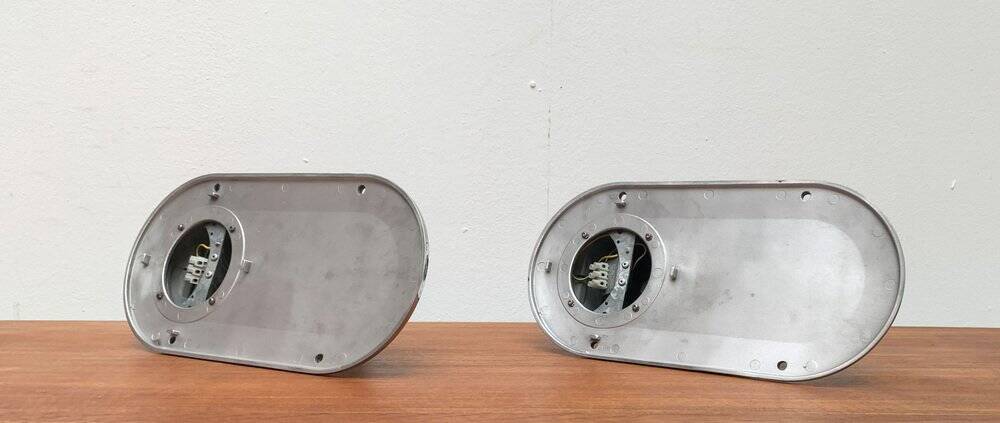 Vintage Danish Pipeline wall lamps by Ole Pless Jørgensen for Nordisk Solar, set of 2.