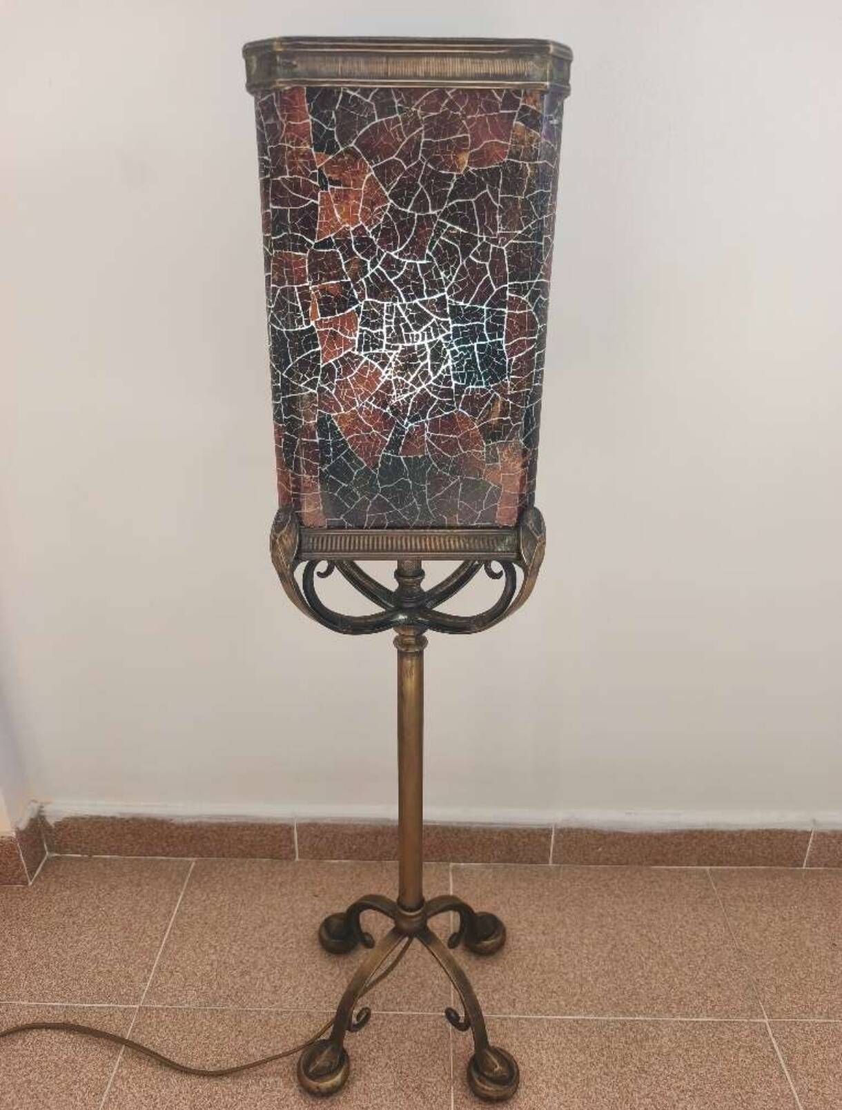 Brutalist sun lamp from the 1960s in Italy.
