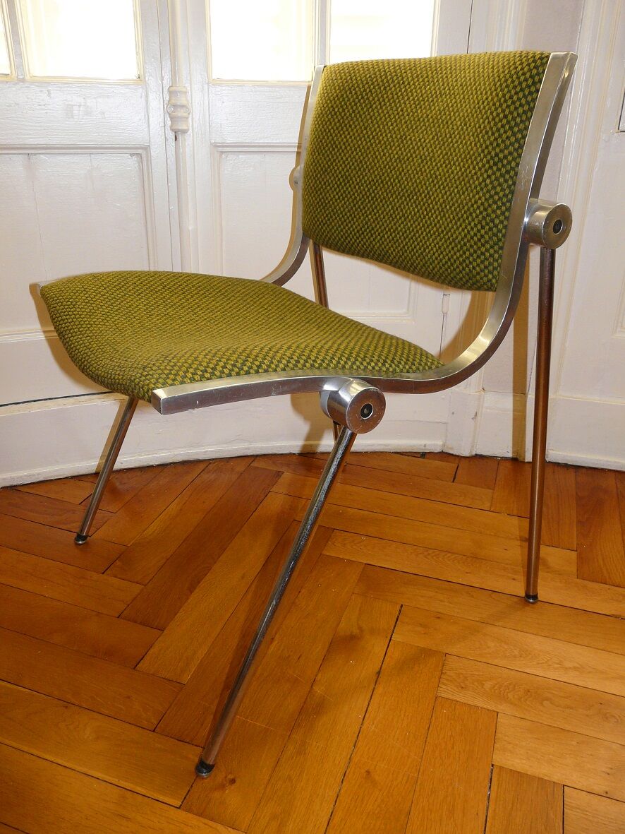 Set of 4 chairs Vaghi Uno Italian design from the 60-70 years