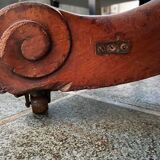 Yacht mahogany table