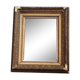 Barbizon-style gold leaf mirror