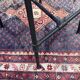 Set of 5 industrial-style stools in metal and leather, modern design