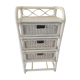 Meuble en rotin blanc