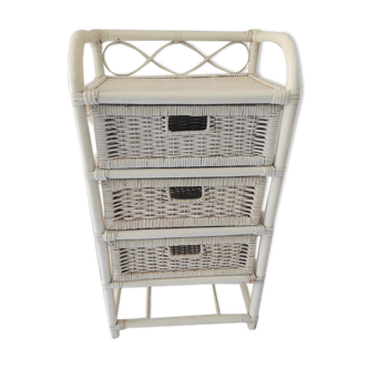 white rattan furniture
