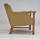 1960s, Danish design, lounge chair, furniture fabric, oak wood