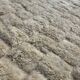 Berber Beni ouarain M'rirt rug in white natural wool