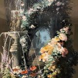 Augustus Bertrix. Pair of gouaches framed under glass dated 1854