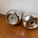 Salt shaker and pepper vintage eggs