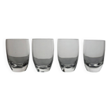 4 verres cristal Lalique modèle Highlands