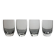 4 verres cristal Lalique modèle Highlands