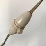 Rattan bedside lamp