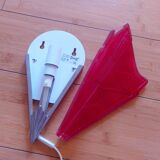 Applique vintage Ikea en verre tyoe art déco