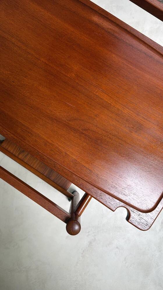 Vintage Danish trolley / serving cart designed by Hans J. Wegner