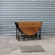 oval folding table