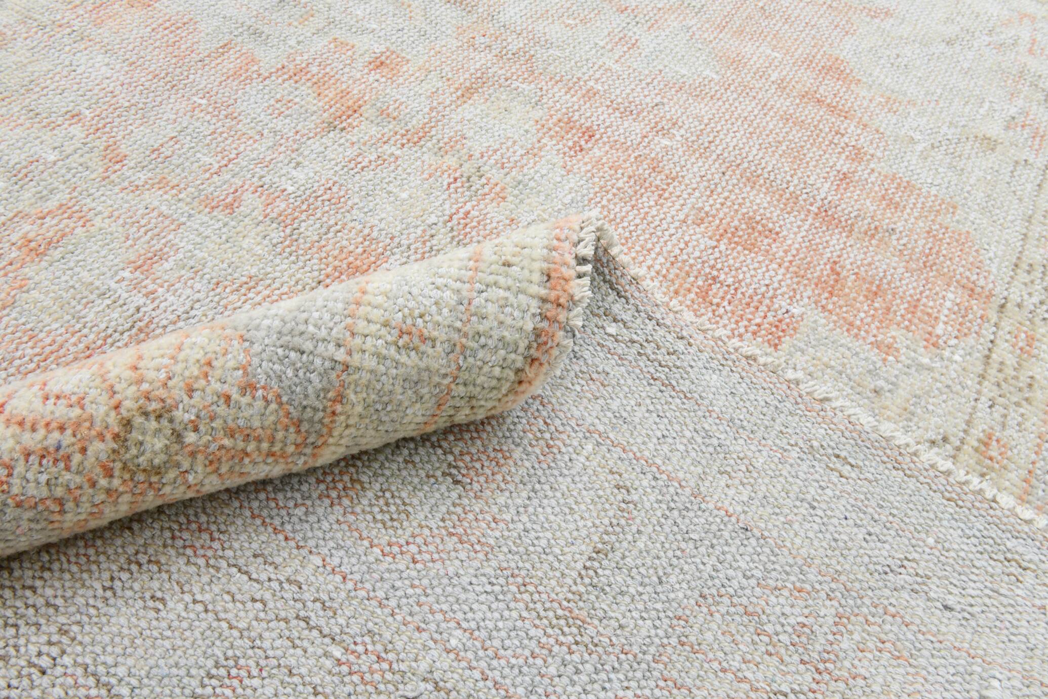 7x10 Rug For Living Room Pale Red Persian Rug, 229x326Cm