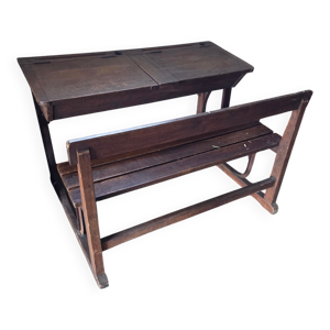bureau ancien d'écolier