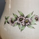 Flowered coffee maker, enamelled sheet metal