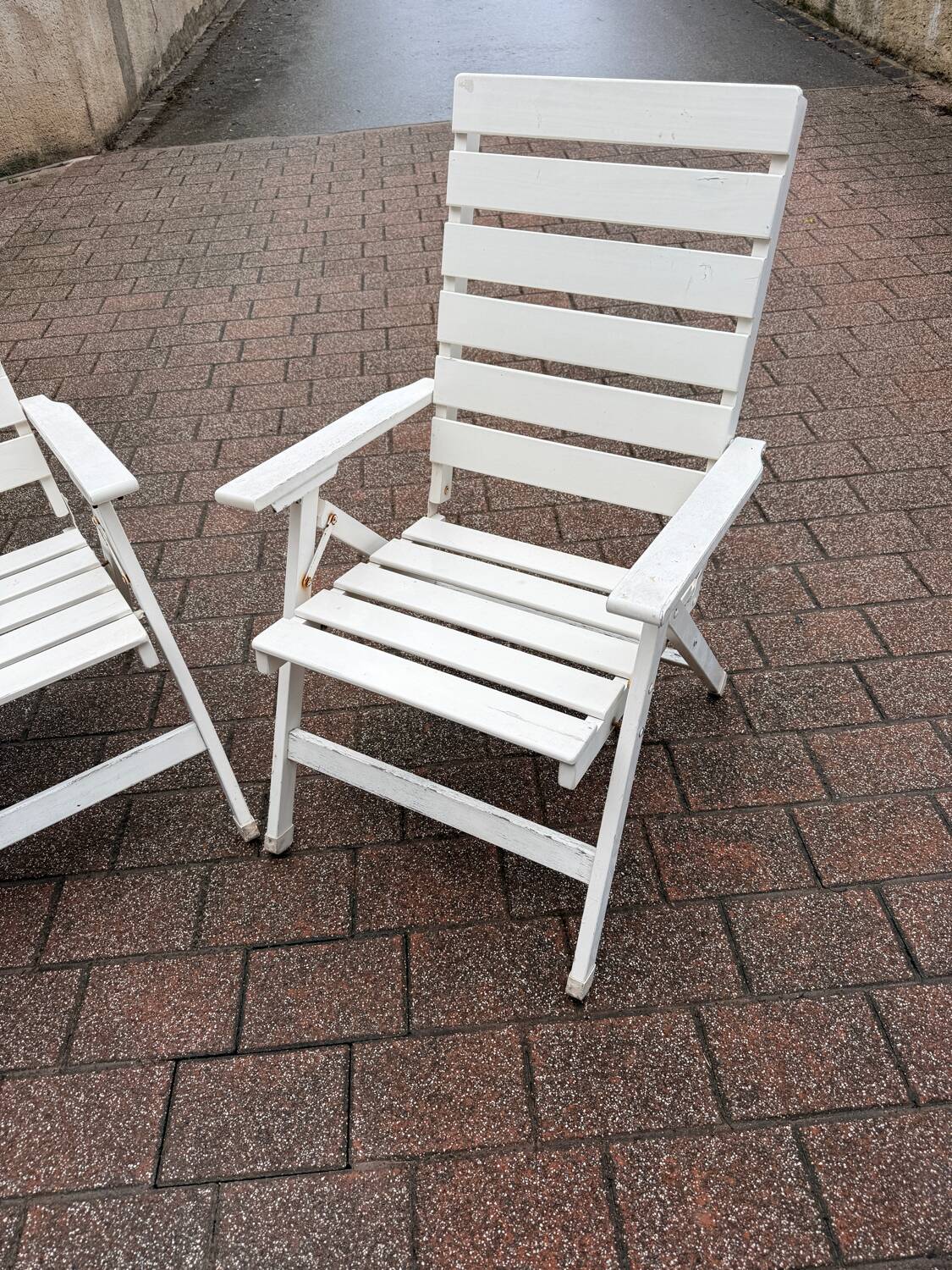 2 chaises transat des années 80