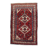 Tapis persan Karaja vintage 189x121 cm en laine, tapis oriental fait main 2485