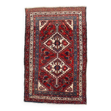Vintage Persian Karaja rug 189x121 cm wool oriental handmade rug 2485