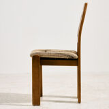 Oak dining chair, set of 4