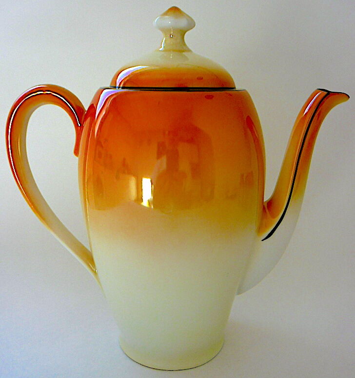 Art-deco bohemian porcelain tea or coffee