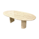 Table à manger en travertin 1970