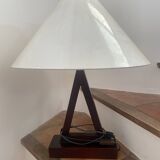 Teak lamp base