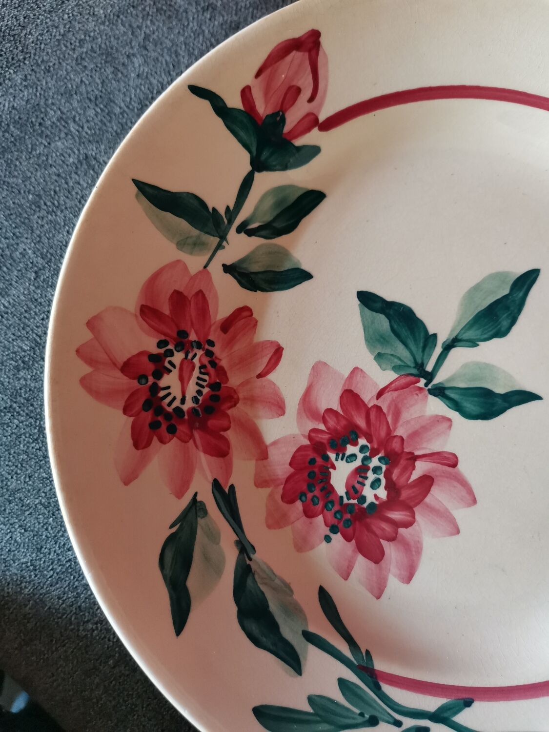 Monceau Sarreguemines plates