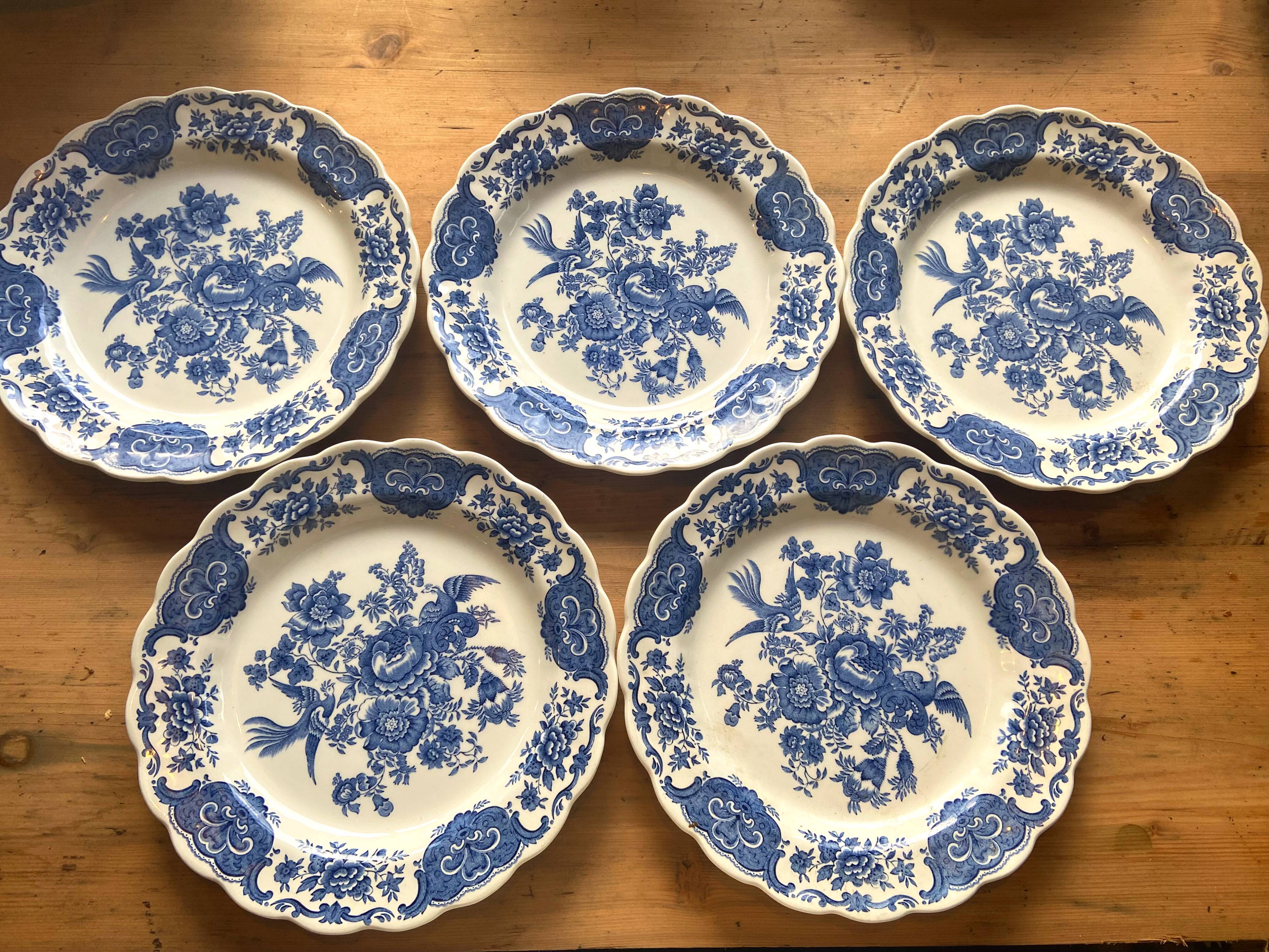 24 windsor english porcelain plates