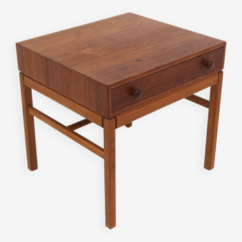 “Casino” teak bedside table, Engström & Myrstran, Sweden, 1960